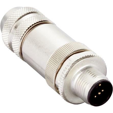 Kulatý konektor, počet kontaktů: 4, Kabel, velikost: M12 SICK, pohlaví kontaktu: Vnější, orientace těla: Rovný Zástrčka,
