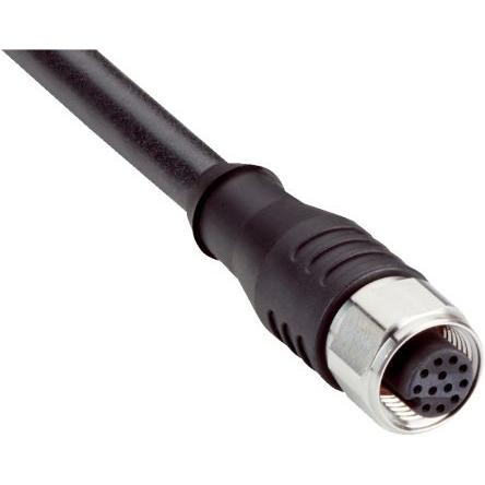 Kabel konektoru, A: Vnitřní, A: M12, Rovný 12, B: Bez koncovky, B: Vnější 4, řada: YF2A6B SICK 20 m