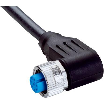 Kabel konektoru, A: Vnitřní, A: M12, Pravoúhlý 8, B: Bez koncovky, B: Vnější, 30 V ac, 30V dc 3, IP65, IP66K, IP67,