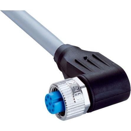 Kabel konektoru, A: Vnitřní, A: M12, Pravoúhlý 8, B: Bez koncovky, B: Vnější, 30 V ac, 30V dc 3, IP65, IP66K, IP67,