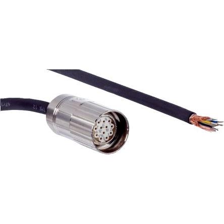Kabel konektoru, A: Vnitřní, A: M23, Rovný 12, B: Volný konec kabelu, B: Neuzavřený, 160V, IP66, IP67, řada: DOL SICK 10