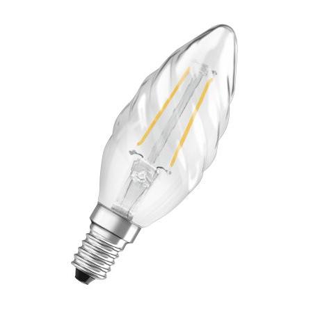 LED žárovky, řada: LED Retrofit CLASSIC, objímka žárovky: E14, Svíčka, barevný tón: Teplá bílá LEDVANCE