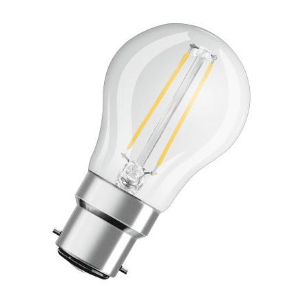 LED žárovky, řada: LED Retrofit CLASSIC, objímka žárovky: B22d, Kulička, barevný tón: Teplá bílá LEDVANCE
