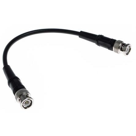 Koaxiální kabel, řada: BNC RG58C/U, Černá Polyvinylchlorid, vnější průměr: 4.95 mm OD 250 mm 50 Ω Atem S koncovkou
