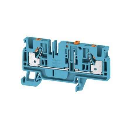 Weidmüller Testovací přerušení svorkovnice, řada: ADT, 500V Modrá 4mm² 1 Zásuvný IECEx/ATEX