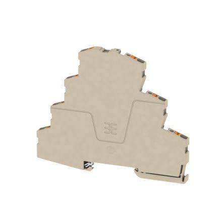 Weidmüller Motor – propojovací svorkovnice 2434370000, řada: AMC Tmavě béžová 2.5mm² 3 Zásuvný ATEX, IECEx