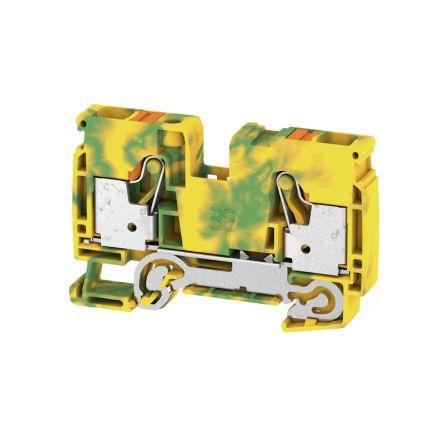 Weidmüller Svorka PE 2490440000, řada: A2C Zelená, Žlutá 10mm² 1 Zásuvný IECEx, ATEX