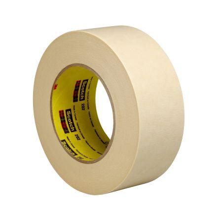 Maskovací páska, Béžová 7100044186 Scotch Crepe Masking Tape 202 materiál nosiče Krepový papír Přírodní pryž 202 72mm