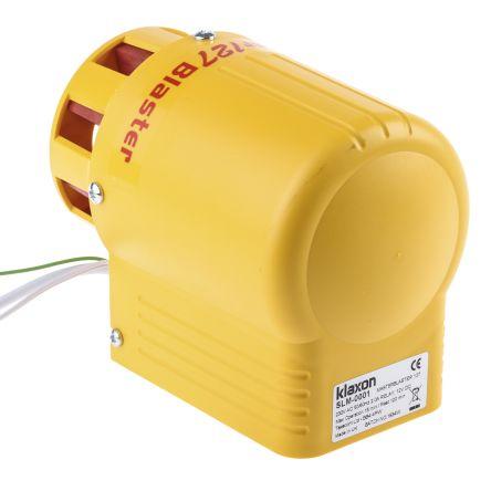 Siréna barva skříně Žlutá, 127 dB, Síť 230V Klaxon