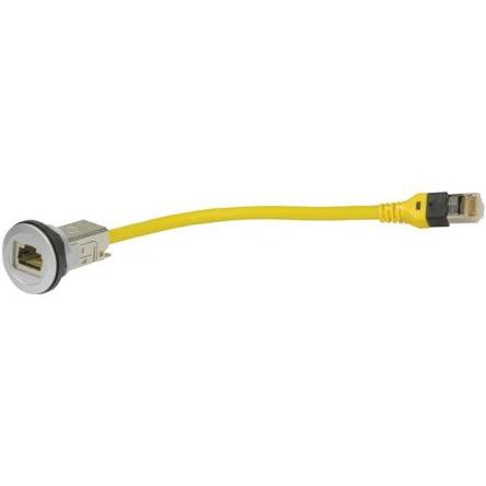 Adaptér, řada: har-Port, počet portů: 2portový Nestíněný RJ45 Kat6, Spojka RJ45 HARTING