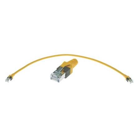 HARTING Kat6 Kabel Cat6, Žlutá, Polyuretan, A: RJ45 6 m Vnější, B: RJ45 Vnější, typ pláště: S/FTP