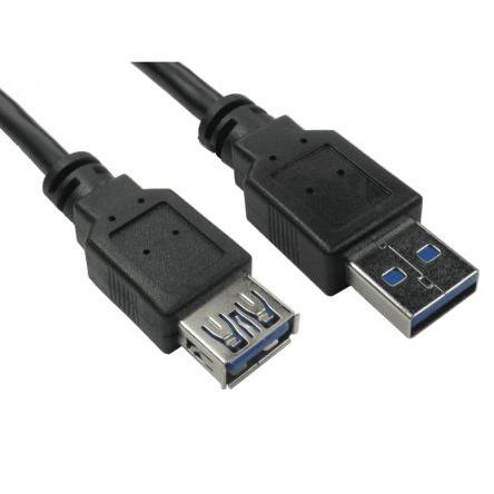 RS PRO Kabel USB Vnitřní, A: USB typu A, 3 m Vnitřní, Černá, B: USB typu A