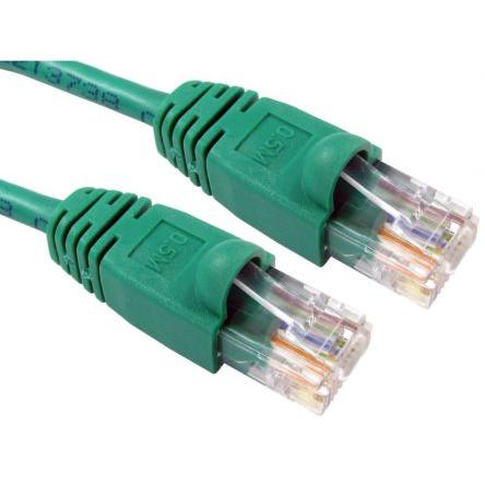 RS PRO Cat5e Ethernetové kabely, Zelená, Polyvinylchlorid, A: RJ45, 80V 3 m Vnější, B: RJ45 Vnější, typ pláště: UTP