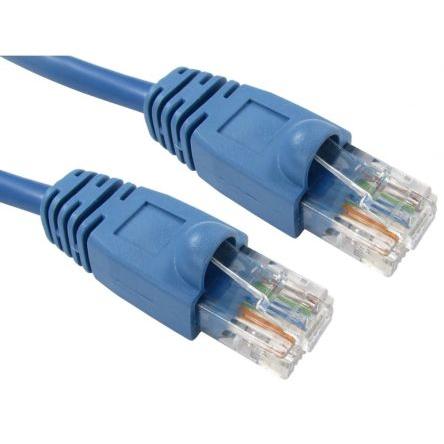 RS PRO Cat5e Ethernetové kabely, Modrá, Polyvinylchlorid, A: RJ45, 80V 10 m Vnější, B: RJ45 Vnější, typ pláště: UTP