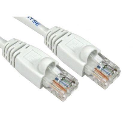 RS PRO Cat5e Ethernetové kabely, Bílá, Polyvinylchlorid, A: RJ45, 80V 10 m Vnější, B: RJ45 Vnější, typ pláště: UTP