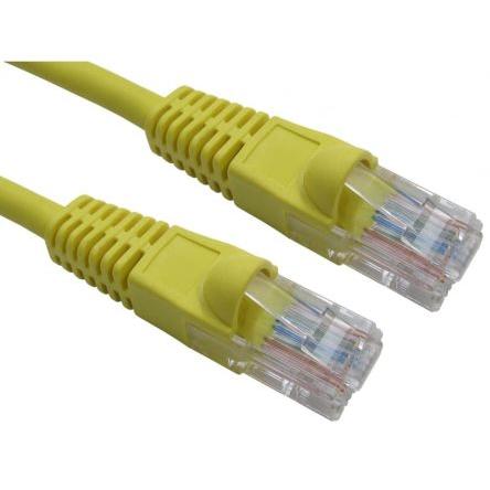 RS PRO Cat5e Ethernetové kabely, Žlutá, Nízko dýmivý bezhalogenový, A: RJ45, 300V 500 mm Vnější, B: RJ45 Vnější, typ