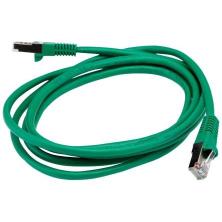 RS PRO Cat5e Ethernetové kabely, Zelená, Polyvinylchlorid, A: RJ45, 300V 2 m Vnější, B: RJ45 Vnější, typ pláště: FTP