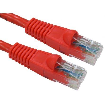 RS PRO Kat6 Ethernetové kabely, Červená, Polyvinylchlorid, A: RJ45, 300V Vnější, B: RJ45 Vnější, typ pláště: UTP