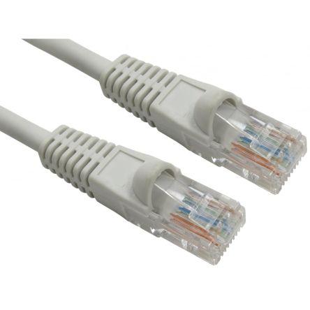 RS PRO Kat6 Ethernetové kabely, Šedá, Nízko dýmivý bezhalogenový, A: RJ45, 300V 1 m Vnější, B: RJ45 Vnější, typ pláště: