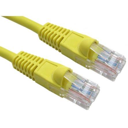 RS PRO Kat6 Ethernetové kabely, Žlutá, Nízko dýmivý bezhalogenový, A: RJ45, 300V 1 m Vnější, B: RJ45 Vnější, typ pláště: