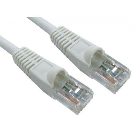 RS PRO Kat6 Ethernetové kabely, Bílá, Nízko dýmivý bezhalogenový, A: RJ45, 300V 20 m Vnější, B: RJ45 Vnější, typ pláště: