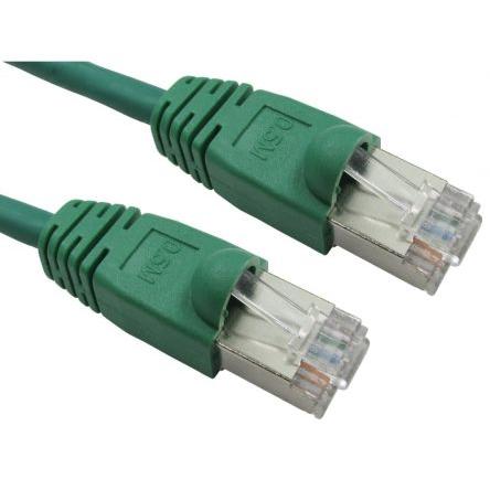 RS PRO Kat6 Ethernetové kabely, Zelená, Nízko dýmivý bezhalogenový, A: RJ45, 80V 0.5 m Vnější, B: RJ45 Vnější, typ
