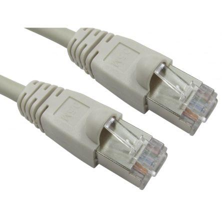 RS PRO Kat6 Ethernetové kabely, Šedá, Nízko dýmivý bezhalogenový, A: RJ45, 80V 3 m Vnější, B: RJ45 Vnější, typ pláště: