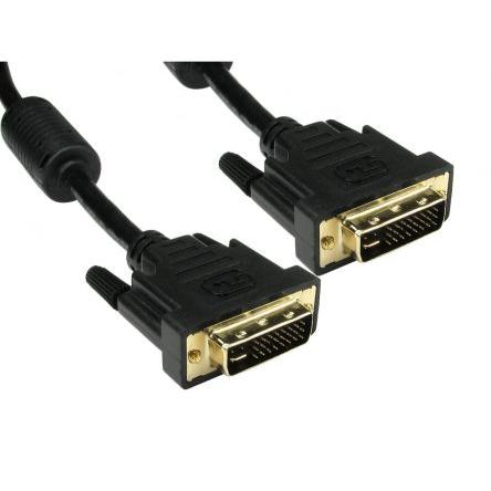RS PRO, A: Vnější DVI-I, B: Vnější DVI-I 3 m Kabel DVI, Černá, Polyvinylchlorid, Polyvinylchlorid