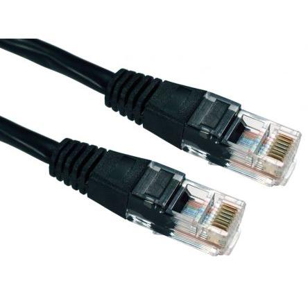 RS PRO Cat5e Ethernetové kabely, Černá, Polyvinylchlorid, A: RJ45, 300V 0.2 m Vnější, B: RJ45 Vnější, typ pláště: UTP
