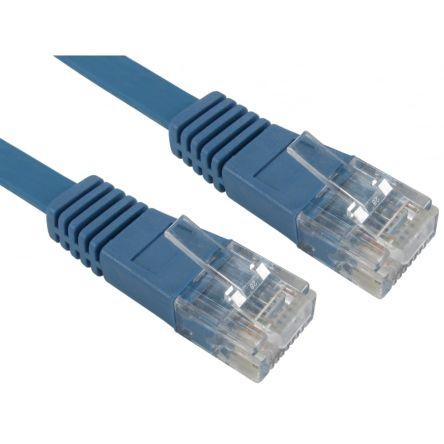 RS PRO Cat5e Ethernetové kabely, Modrá, Polyvinylchlorid, A: RJ45, 60V 2 m Vnější, B: RJ45 Vnější, typ pláště: UTP