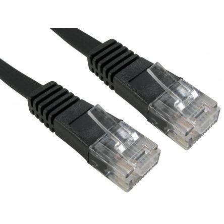 RS PRO Cat5e Ethernetové kabely, Černá, Polyvinylchlorid, A: RJ45, 300V 20 m Vnější, B: RJ45 Vnější, typ pláště: UTP