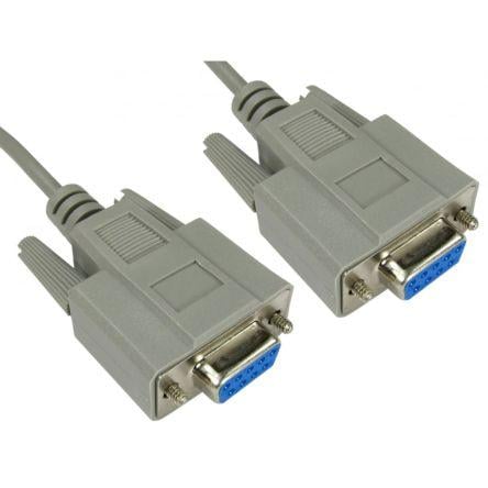 RS PRO Modemový kabel, A: Vnitřní délka 3 m, A: D-Sub 9pin, B: Vnitřní, B: D-SUB, Polyvinylchlorid, Polyvinylchlorid