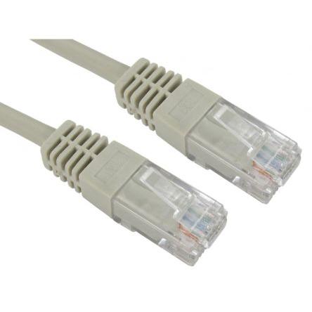 RS PRO Cat5e Ethernetové kabely, Šedá, Polyvinylchlorid, A: RJ45, 80V 2 m Vnější, B: RJ45 Vnější, typ pláště: UTP