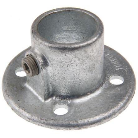 Nástěnná příruba Nástěnná příruba, systém produktů: 131, Litina Trubka kruhového průřezu 33.7 mm, pasuje do drážky :