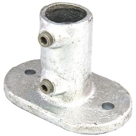 Základní příruba Základní příruba, systém produktů: 132, Litina Trubka kruhového průřezu 33.7 mm, pasuje do drážky :