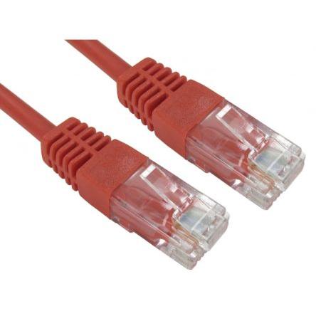 RS PRO Cat5e Ethernetové kabely, Červená, Polyvinylchlorid, A: RJ45, 80V 20 m Vnější, B: RJ45 Vnější, typ pláště: UTP