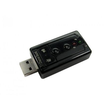 RS PRO Zvuková karta, počet audio kanálů: 7.1, Stereo, typ sběrnice: USB