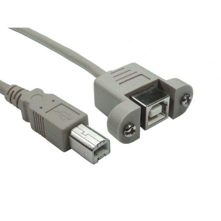 RS PRO Kabel USB Vnitřní, A: USB typ B, 3 m Vnitřní, Béžová, B: USB B