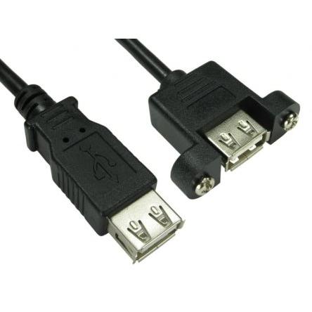 RS PRO Kabel USB Vnitřní, A: USB typu A, 0.1 m Vnitřní, Černá, B: USB typu A
