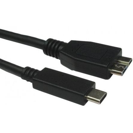 RS PRO Kabel USB Vnější, A: USB typu C, 3 m Vnější, Černá, B: Micro USB typ B