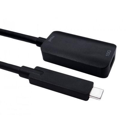 RS PRO Kabel USB Vnitřní, A: USB typu C, 5 m Vnitřní, Černá, B: USB typu C