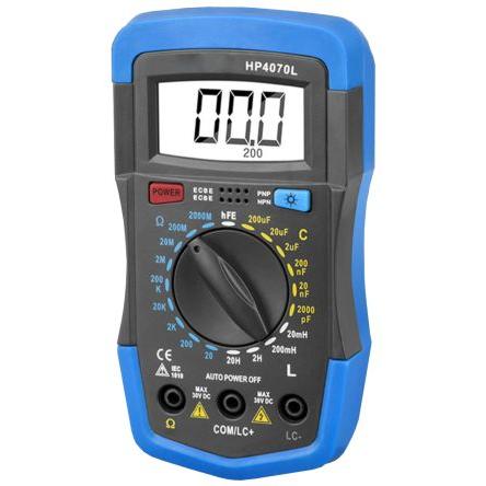 Měřič LCR, číslo modelu: HP4070L Ruční 200 μF 2000 Ω 20 h Seeit