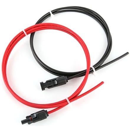 Solární kabel plocha průřezu 2 mm² 90 °C -40 °C, Červená, Černá Seeit
