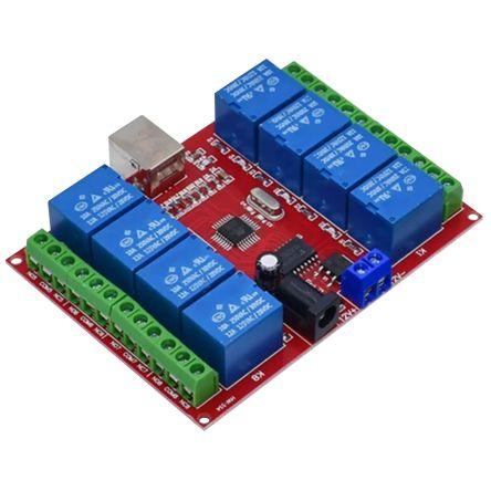 Komunikační a bezdrátový vývojový nástroj pro USB Relay Control Card USBB-RELAY08 Seeit, klasifikace: Modul USBB-RELAY08