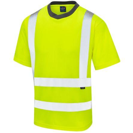Leo Workwear T01-Y-LEO Žlutá Unisex Reflexní tričko M