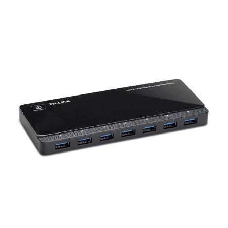 Rozbočovač USB UH720, standard: USB 3.0 USB, počet portů USB: 7 Adaptér 165 mm TP-Link 17.5 mm 65.5mm