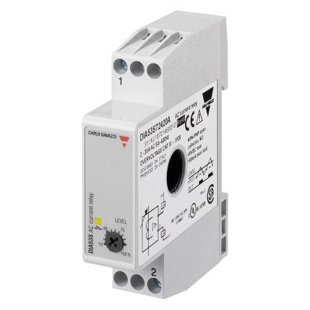 Carlo Gavazzi Monitorovací relé 1, řada: DIA53 Lišta DIN, 2A, 40 V dc