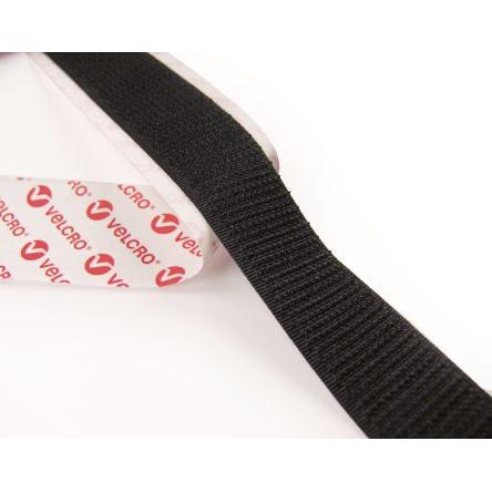 Páska na suchý zip, Černá 20mm x, délka: 5 m Velcro