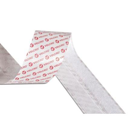 Páska na suchý zip, Bílá 20mm x, délka: 10 m Velcro