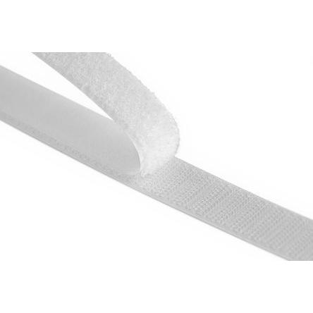 Páska na suchý zip, Bílá 20mm x, délka: 25 m Velcro